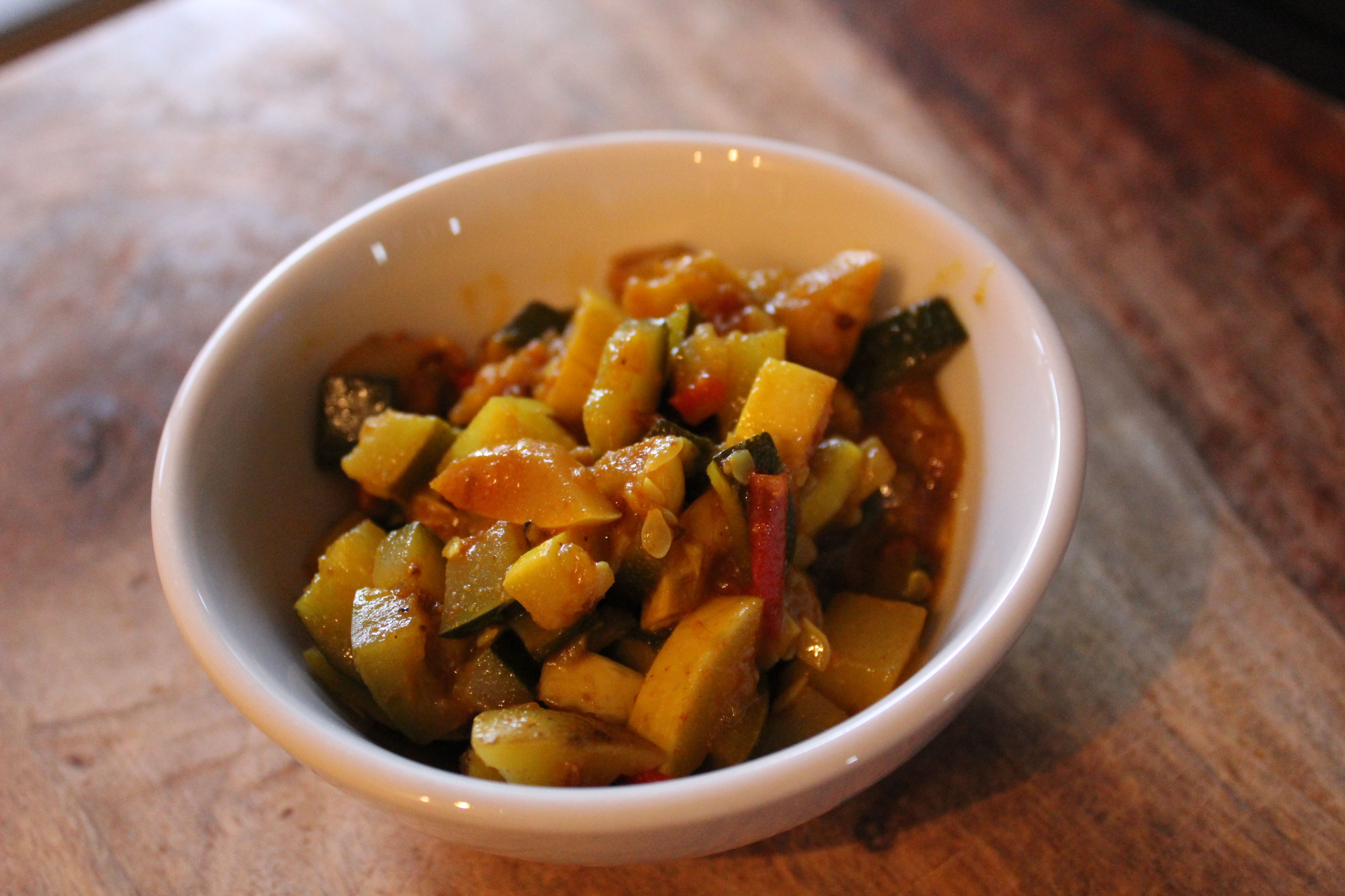 Simple Indian-Spiced Summer Squash